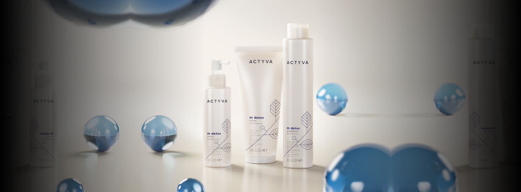 Actyva M Detox juuksehooldus metallijääkide ja kareda vee vastu